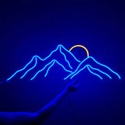 Mountains Sunset | LED Neon Sign