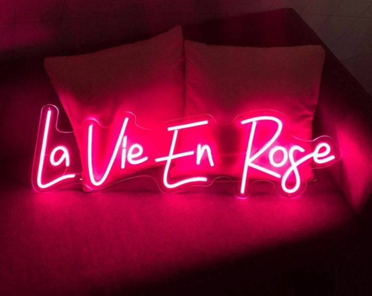La Vie En Rose | LED Neon Sign