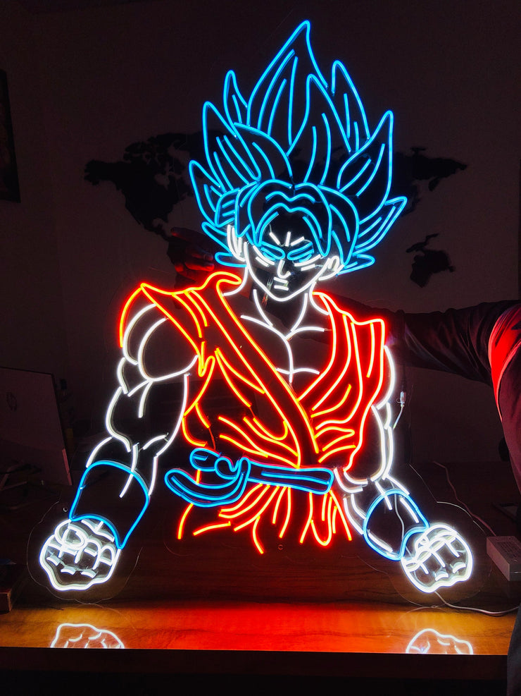 Dragon Bowlc & Son Goku | LED Neon Sign