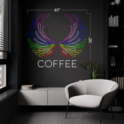 Wings Coffee | LED Neon Sign