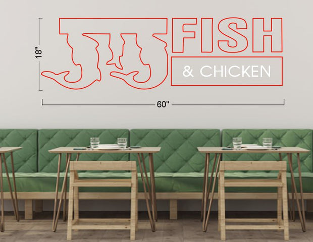 Fish & Chicken| LED Neon Sign