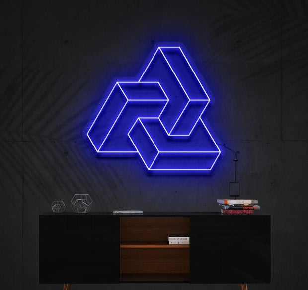 Interlocking Boxes | LED Neon Sign