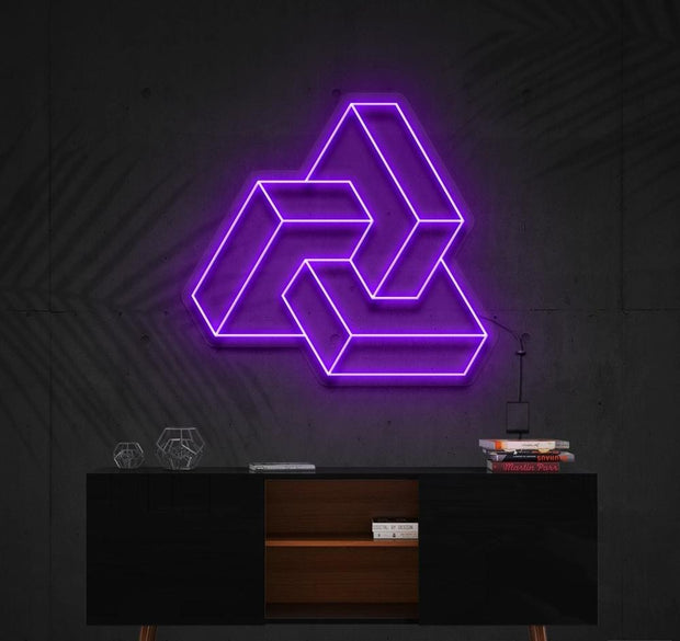 Interlocking Boxes | LED Neon Sign