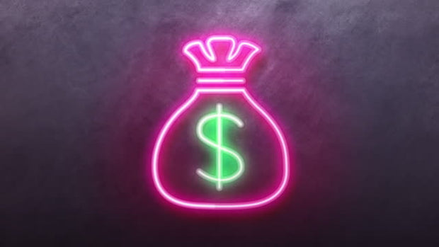 Money Bag | LED Neon Sign