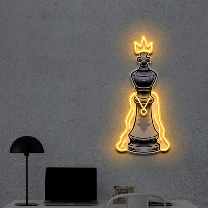 King Of Kings | Neon Acrylic Artwork
