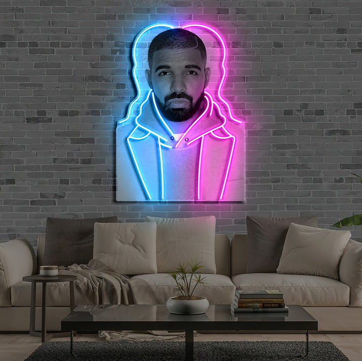 King Of The North | Neon Acrylic Artwork