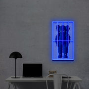 Locked Up | Neon Acrylic Art Work