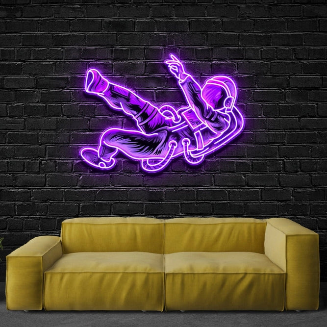 Lost In Space | Neon Acrylic Artwork