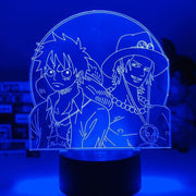 Luffy and Ace Anime - LED Lamp (One Piece)