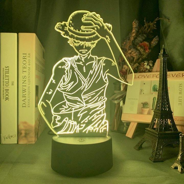 Luffy Hat Anime - LED Lamp (One Piece)