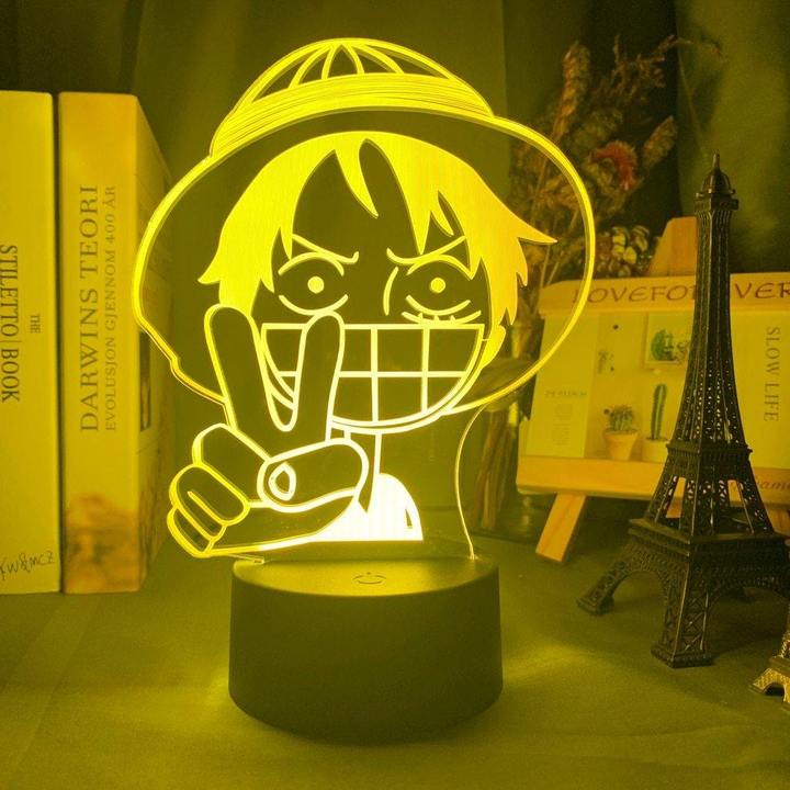 Luffy Head Anime - LED Lamp (One Piece)