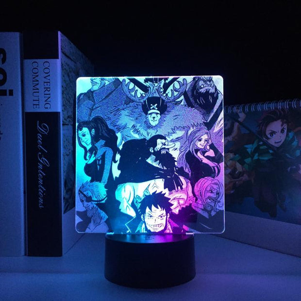 Old Straw Hat Pirates HD Anime - LED Lamp (One Piece)
