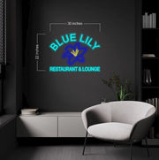 Blue Lily Restaurant & Lounge | LED Neon Sign
