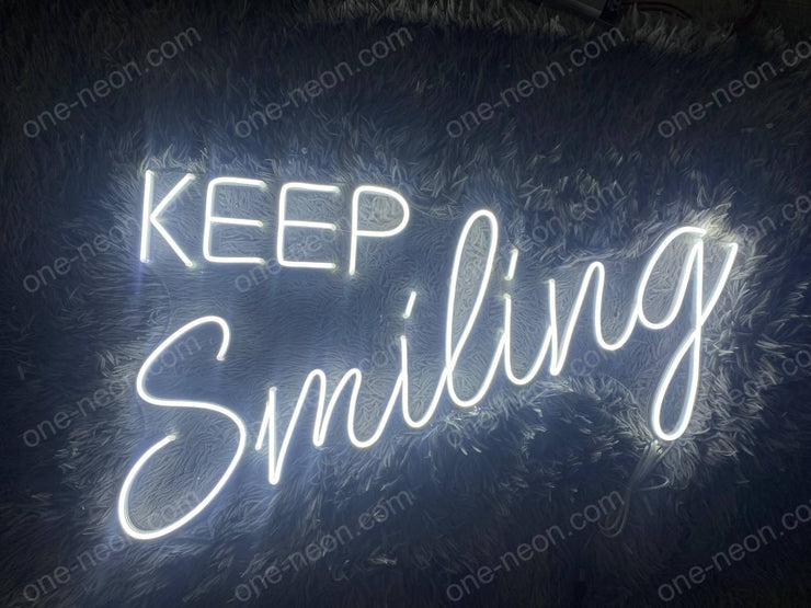 Keep Smiling | LED Neon Sign