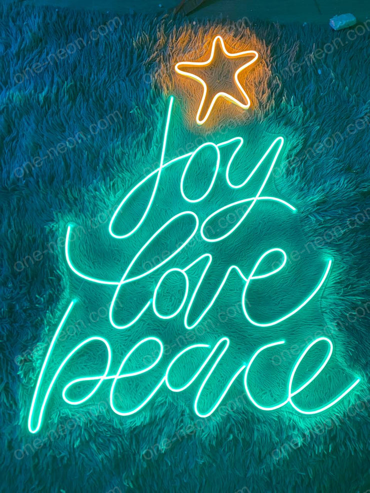 Joy Love Peace | LED Neon Sign