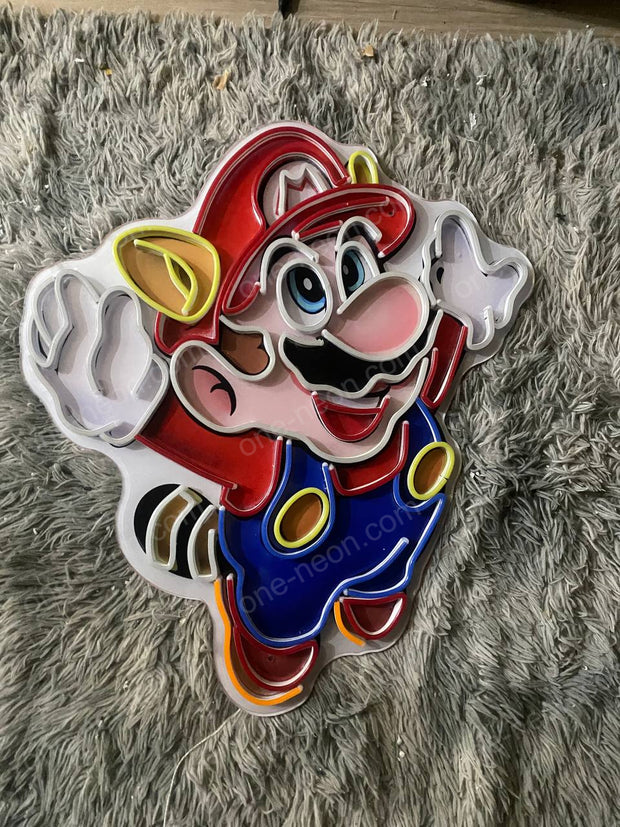 Mario Flying | LED Neon Sign
