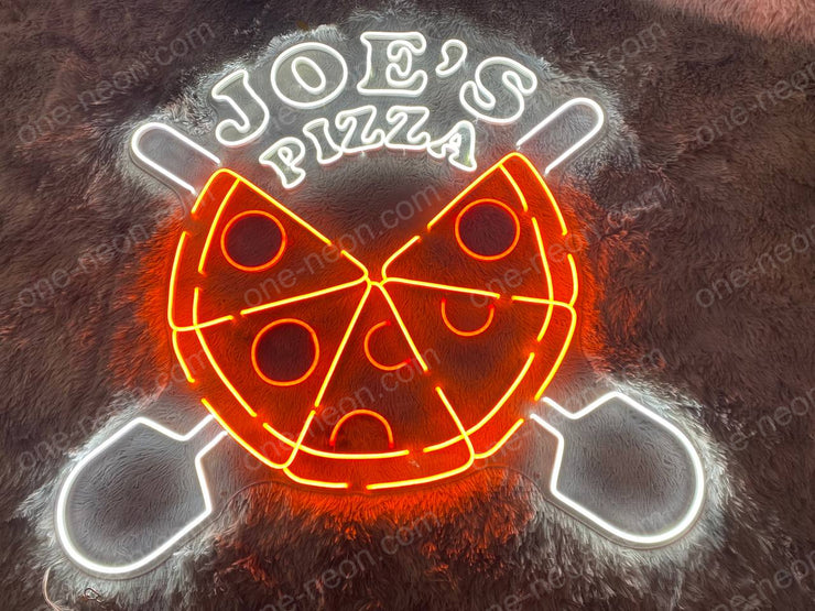 Joe's (Custom Name) Pizza | LED Neon Sign