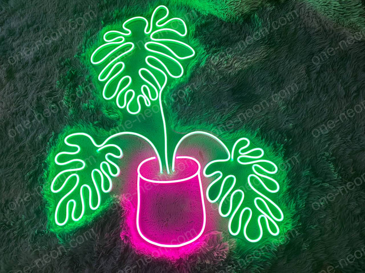 MONSTERA PLANT | LED Neon Sign