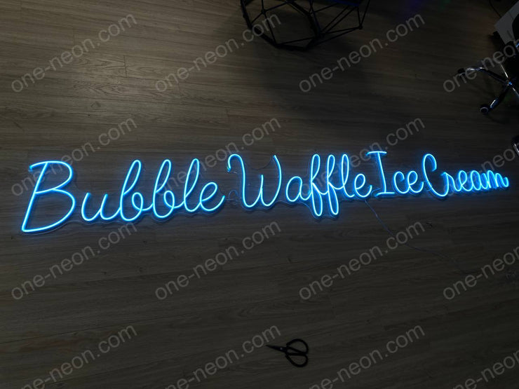 Bubble Waffle Ice Cream | LED Neon Sign