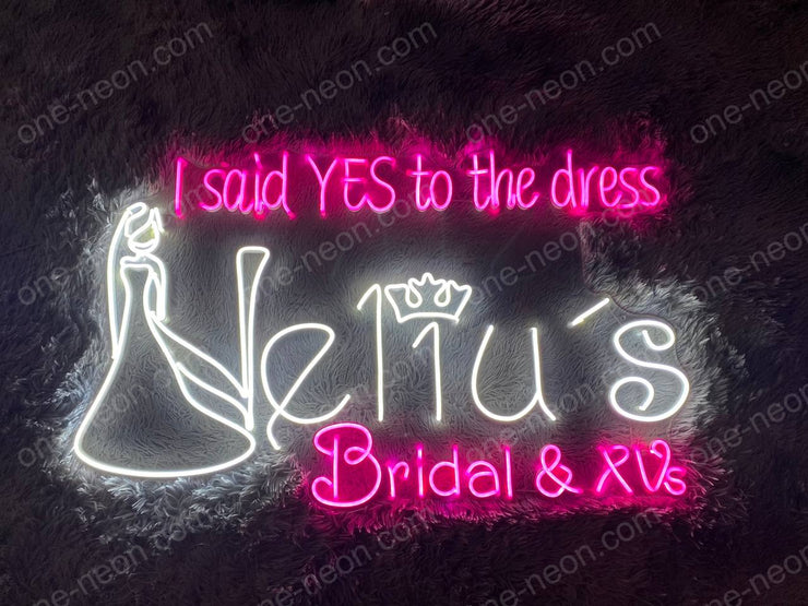 Neliu’s Bridal & XVs | LED Neon Sign