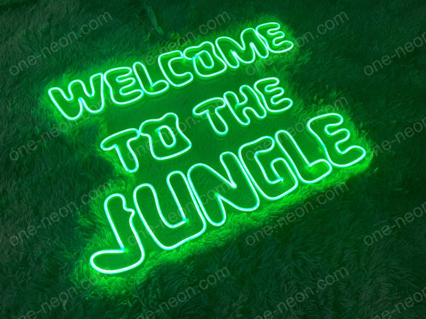 Welcome To The Jungle | LED Neon Sign