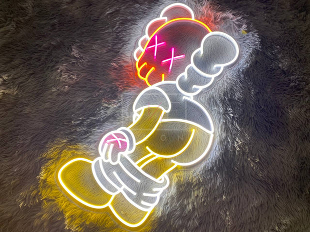 KAWS Butt | LED Neon Sign