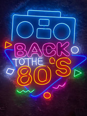 Back To The 80s | LED Neon Sign