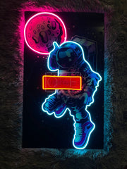 Supreme Astronaut Wallpaper | LED Neon Sign