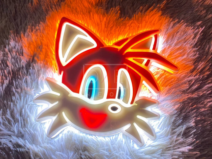Tails Sonic | Edge Lit Acrylic Signs