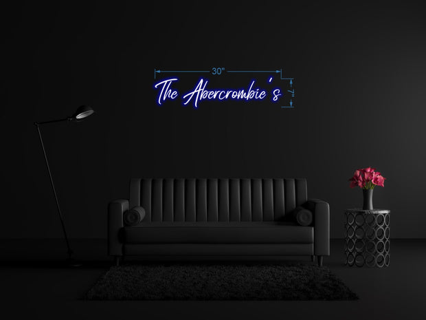 The Abercrombie's | LED Neon Sign