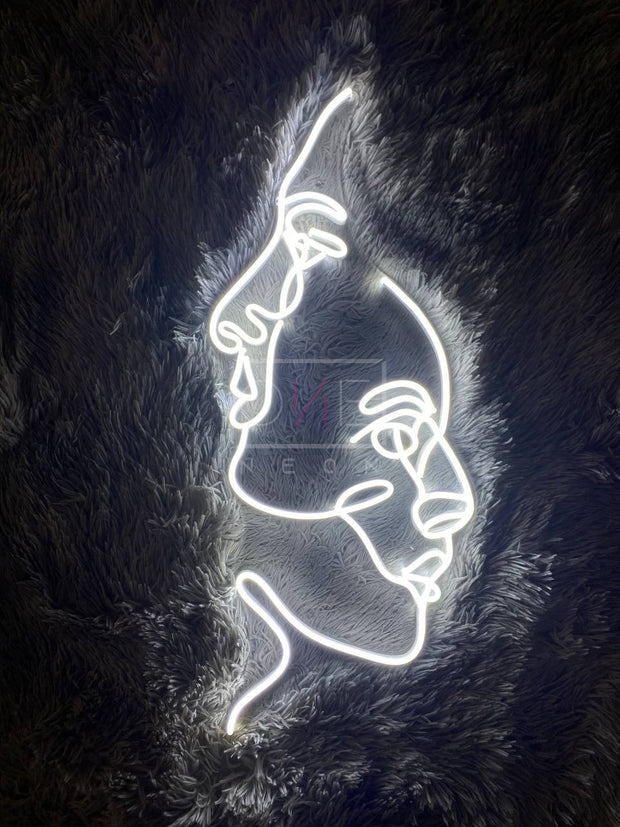 Two Faces | LED Neon Sign