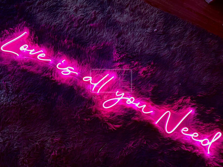 Love is all you need | LED Neon Sign