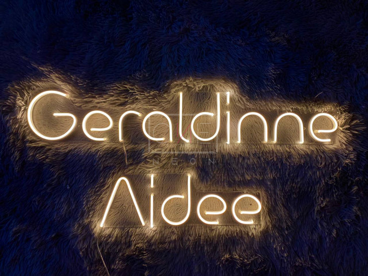 Geraldinne Aidee | LED Neon Sign