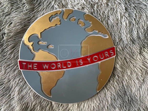 The World | Edge Lit Acrylic Signs