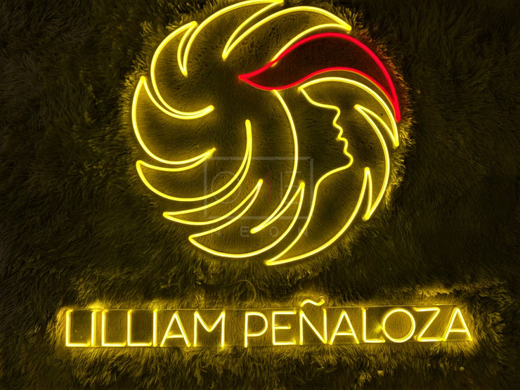 Lilliam Penaloza Logo | LED Neon Sign