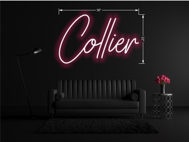 Collier | LED Neon Sign