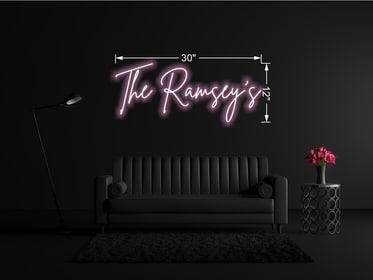 The Ramsey's | LED Neon Sign