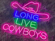 Long Live Cowboys | LED Neon Sign