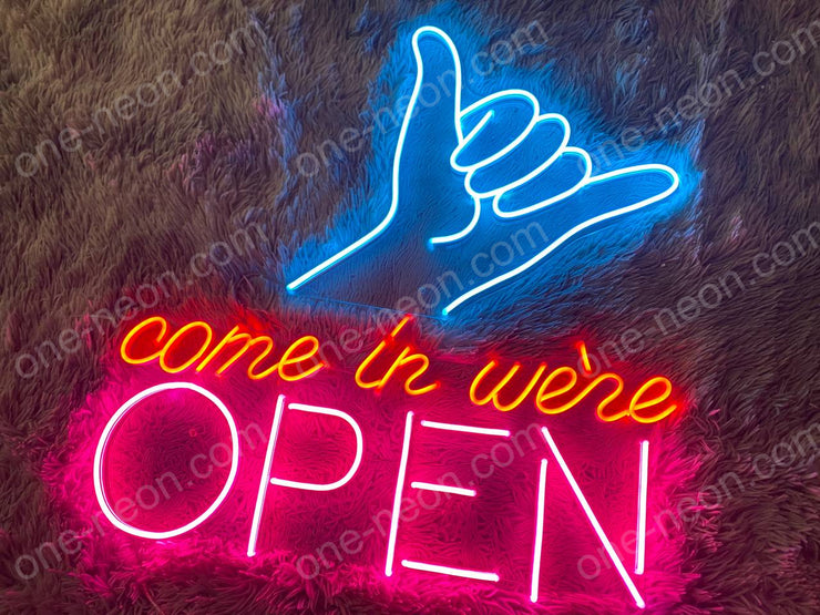 Come In We're Open | LED Neon Sign