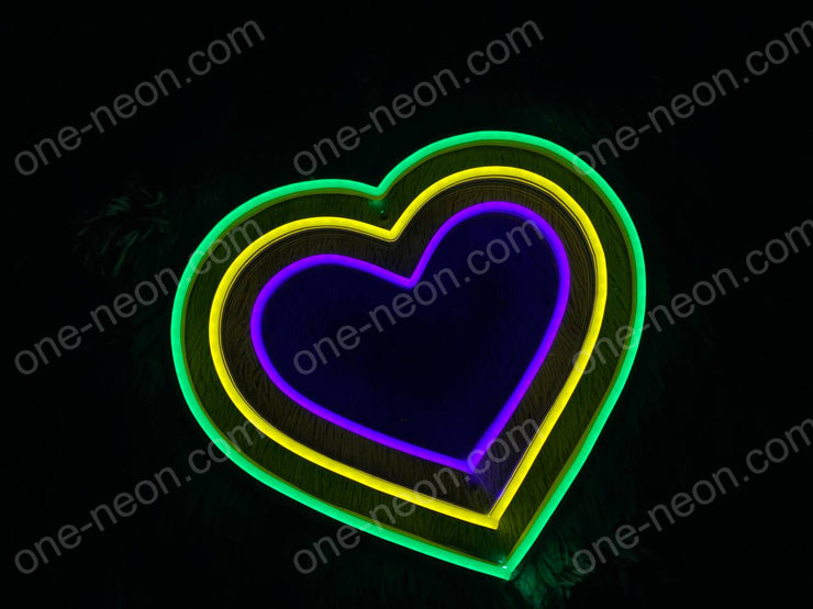 Tripple Heart | LED Neon Sign