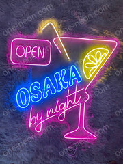 Open Osaka By Night | LED Neon Sign