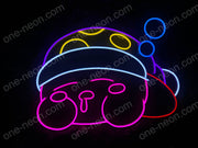 Sleeping Kirby | LED Neon Sign