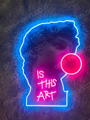 This Is Art | Neon Acrylic Artwork