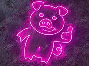 Pink Pig | LED Neon Sign