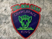 Crawlspace King | LED Neon Sign
