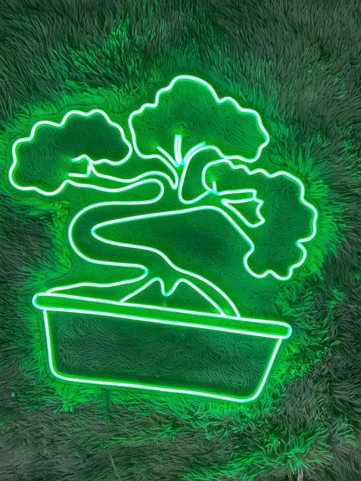 Pot Of Plant | LED Neon Sign