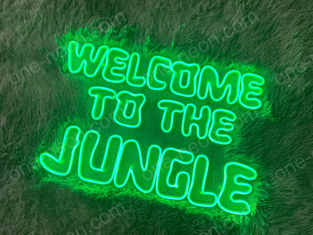 Welcome To The Jungle | LED Neon Sign