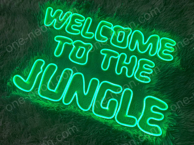 Welcome To The Jungle | LED Neon Sign