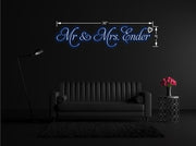 Mr & Mrs Ender | LED Neon Sign