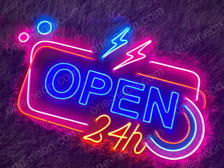 Open 24h | LED Neon Sign